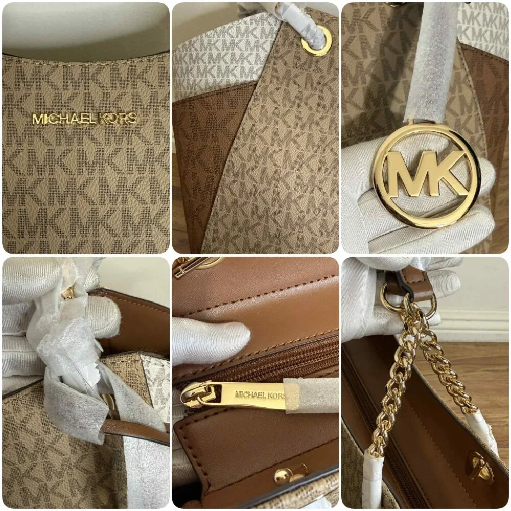 ❤️Michael Kors Signature Trio Color Coated Canvas Purse❤️ - Picture 11 of 17